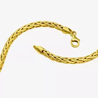 14K Yellow Gold 140 Gauge Wheat Chain Necklace