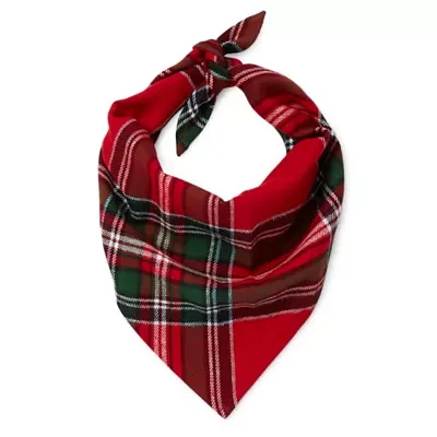 North Pole Trading Co. Mix & Match Plaids Family Dog Pet Bandanas