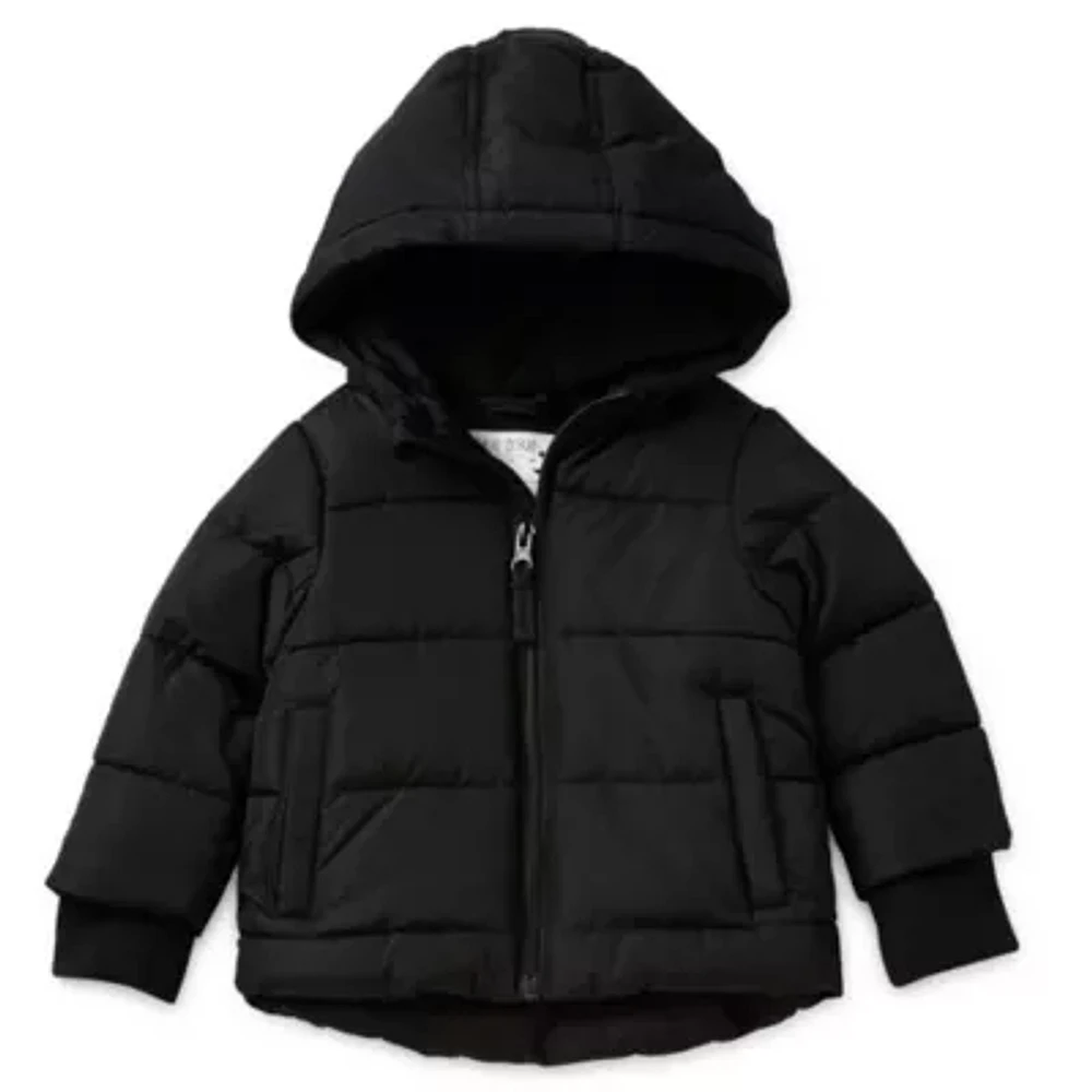 Okie Dokie Baby Boys Hooded Midweight Jacket