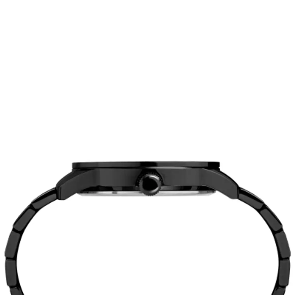Timex Mens Black Stainless Steel Bracelet Watch Tw2t50400ji