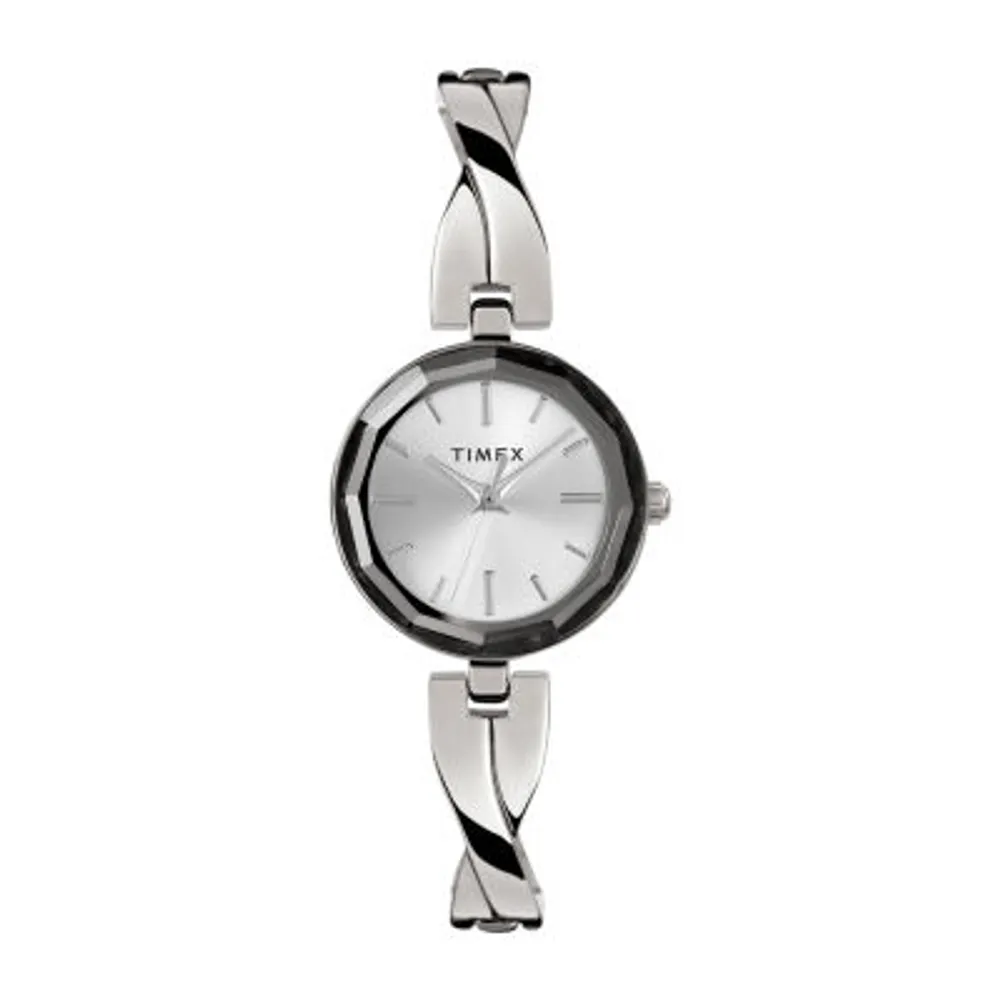 Timex Womens Silver Tone Bracelet Watch Tw2t49400ji