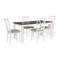 Janisse Rectangular Wood-Top Dining Table