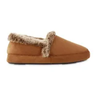 Isotoner Recycled Microsuede A Line Womens Moccasin Slippers