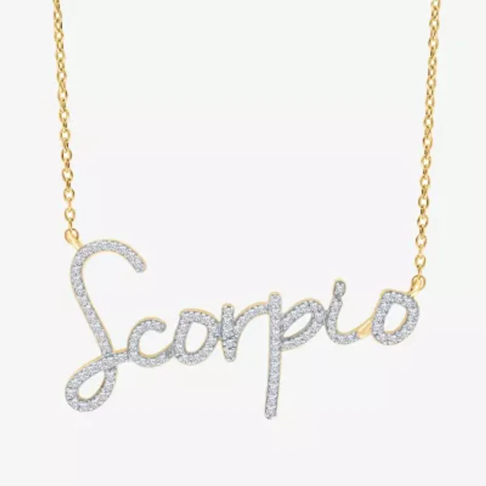 SCORPIO ZODIAC NECKLACE (18K ROSE GOLD VERMEIL) – KIRSTIN ASH (United  States)