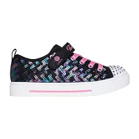 Skechers Twinkle Sparks Sequin Party Little Girls Sneakers