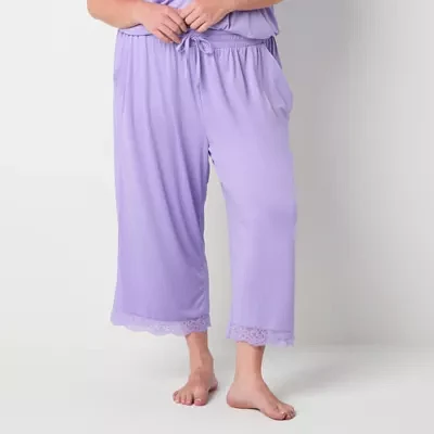 Ambrielle Womens Plus Pajama Pants