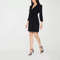 Premier Amour Womens Long Sleeve Sheath Dress