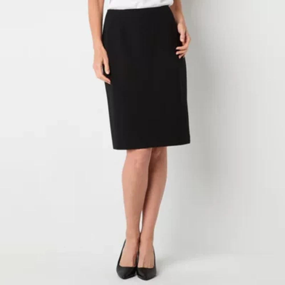 Black Label by Evan-Picone Womens Suit Skirt