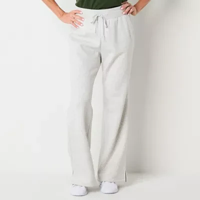 Xersion Womens Super Soft Fleece Mid Rise Straight Sweatpant Tall