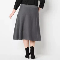 Liz Claiborne Womens A-Line Skirt-Plus