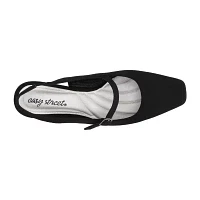 Easy Street Womens Cameo Block Heel Pumps