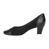 Easy Street Womens Wes Block Heel Pumps