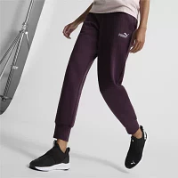 PUMA Womens Mid Rise Cuffed Sweatpant