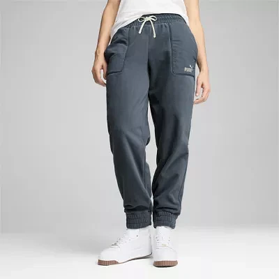 PUMA Womens Winterized Mid Rise Cuffed Sweatpant