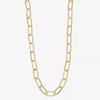 Liz Claiborne 17 Inch Paperclip Collar Necklace