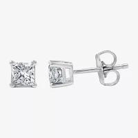 5/8 CT. T.W. Lab-Grown (G / Si1-Si2) Diamond Princess-cut Stud Earrings 10K or 14K Gold