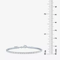 Yes, Please! Lab Created White Sapphire 14K Sterling Silver 8 Inch Tennis Bracelet