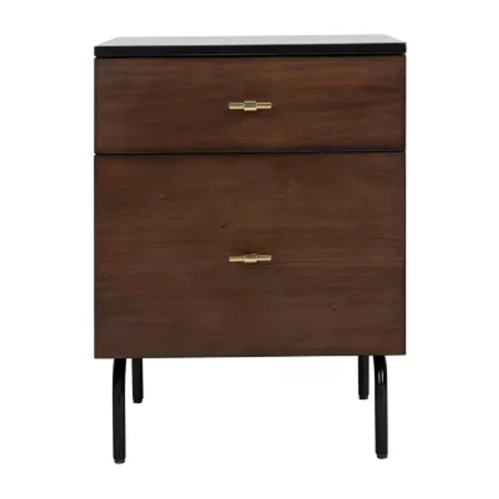 Genevieve 2-Drawer Nightstand