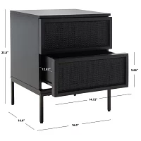 Zadie 2-Drawer Nightstand