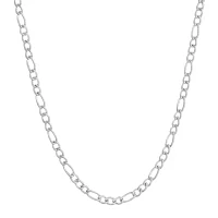 Mens Stainless Steel 24" 3mm Figaro Chain