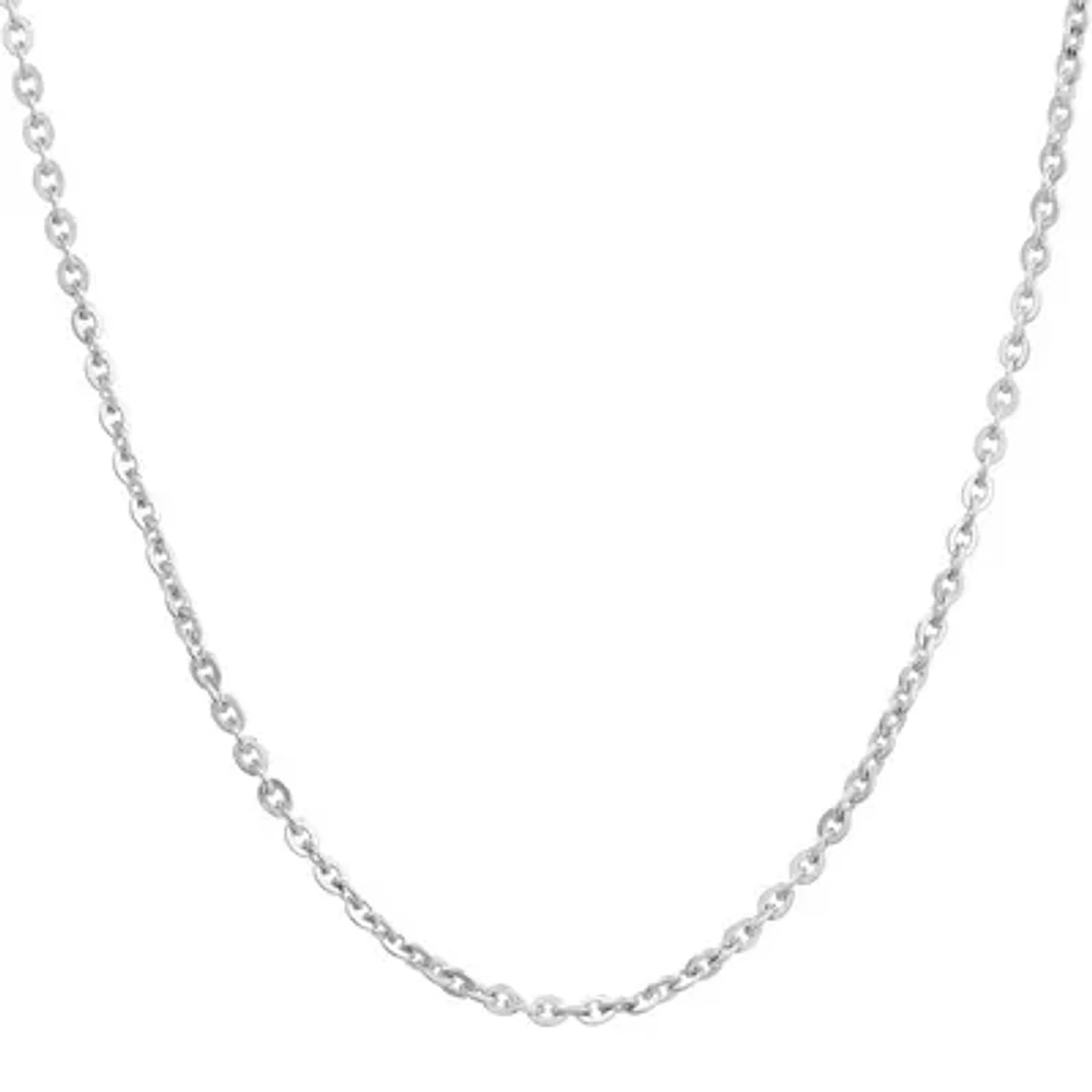 Mens Stainless Steel 18" 2.5mm Cable Chain