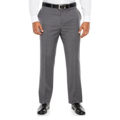 Collection By Michael Strahan Mens Stretch Fabric Slim Fit Flat Front Suit Pants