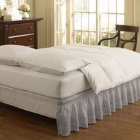 EasyFit Wrap-Around Eyelet Ruffled Bedskirt