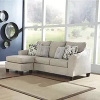 Signature Design by Ashley® Abney Curved Slope-Arm Sofa