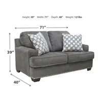 Signature Design by Ashley® Locklin Track-Arm Loveseat