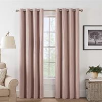 Eclipse Basel Dot Energy Saving Blackout Grommet Top Single Curtain Panel