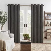 Eclipse Ambiance Draft Stopper Grommet Top Energy Saving 100% Blackout Single Curtain Panel