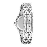 Bulova Phantom Womens Crystal Accent Silver Tone Stainless Steel Bracelet Watch 96l290