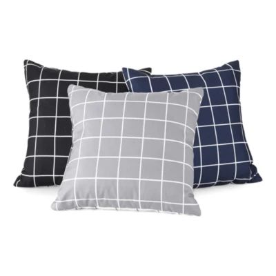 Home Expressions Windowpane Square Throw Pillows
