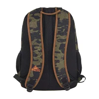 AD Sutton Kelty Camo Backpack with Faux Leather Trim