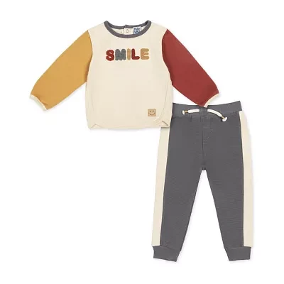 Little Lad Baby Boys 2-pc. Pant Set