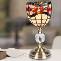 Dale Tiffany 12.5" Fall River Tiffany Desk Lamp