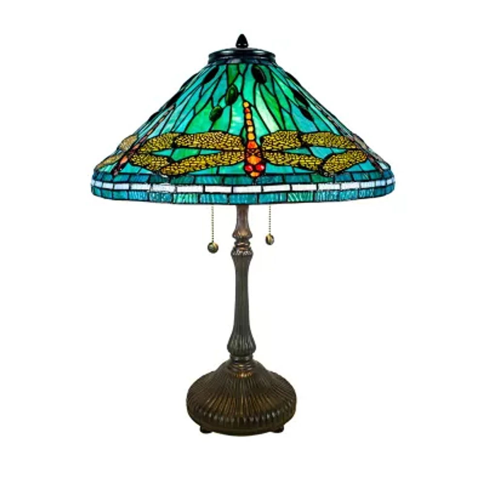 Dale Tiffany 26.5" Flintridge Tiffany Table Lamp