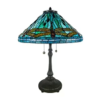 Dale Tiffany 26.5" Flintridge Tiffany Table Lamp