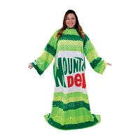 Snuggie MOUNTAIN DEW, The Original Wearable Blanket With Sleeves, Super Soft Fleece, Adult One Size, Green