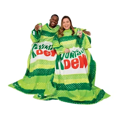 Snuggie MOUNTAIN DEW, The Original Wearable Blanket With Sleeves, Super Soft Fleece, Adult One Size, Green