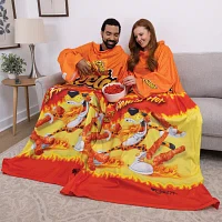 Snuggie FLAMIN HOT CHEETOS, The Original Wearable Blanket With Sleeves, Super Soft Fleece, Adult One Size, Orange