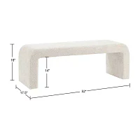 INK+IVY Steve Upholstered Bench