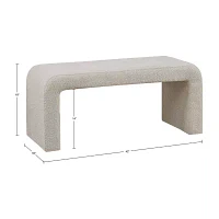 INK+IVY Steve Upholstered Bench