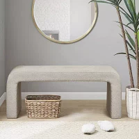 INK+IVY Steve Upholstered Bench
