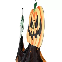 11' Scary Hanging Jack-O-Lantern Halloween Decoration