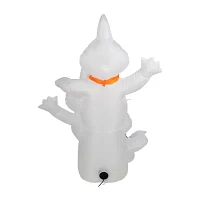 Northlight 3.5ft Prelit Spooky Town Ghost Trio Christmas Yard Art