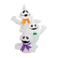 Northlight 3.5ft Prelit Spooky Town Ghost Trio Halloween Yard Art