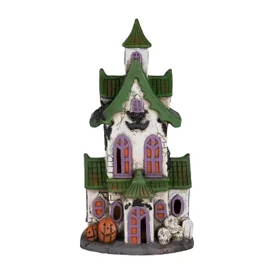 Northlight 22.75in Led Haunted House Lighted Halloween Tabletop Decor