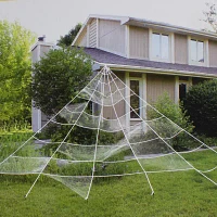 Northlight 9.8ft Giant Outdoor Spider Web Halloween Yard Art