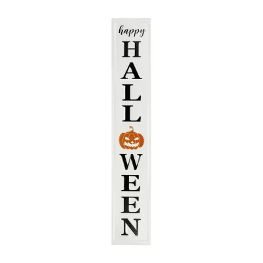 Northlight 31.5in Metal Happy Halloween Wall Christmas Yard Art